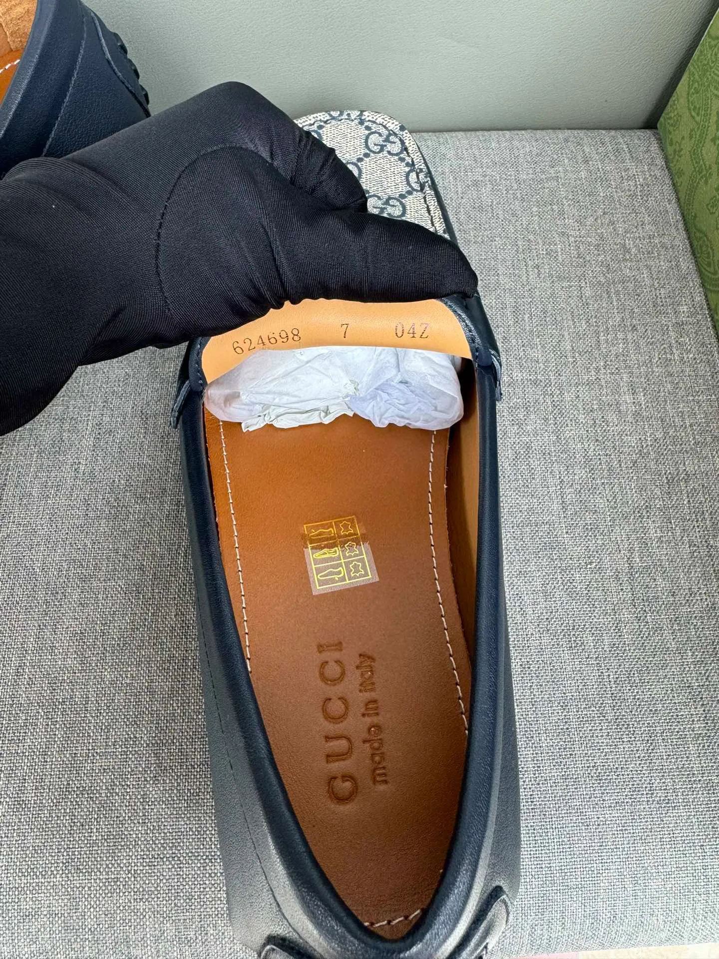Batch 740💰[strong][strong][strong] Original order quality, new counter styles synchronized, Gucci counter new styles, handmade men's driving shoes, beanie shoes, slip-on shoes, lazy shoes, exquisite hand-stitching, workmanship details comparable to counters, Italian imported cowhide, water-dyed cowhide lining, tree paste leather feet, sweat-absorbent and deodorant, black, gray, blue, burgundy, 39-44 in large quantities in stock (38, 45 custom-made)